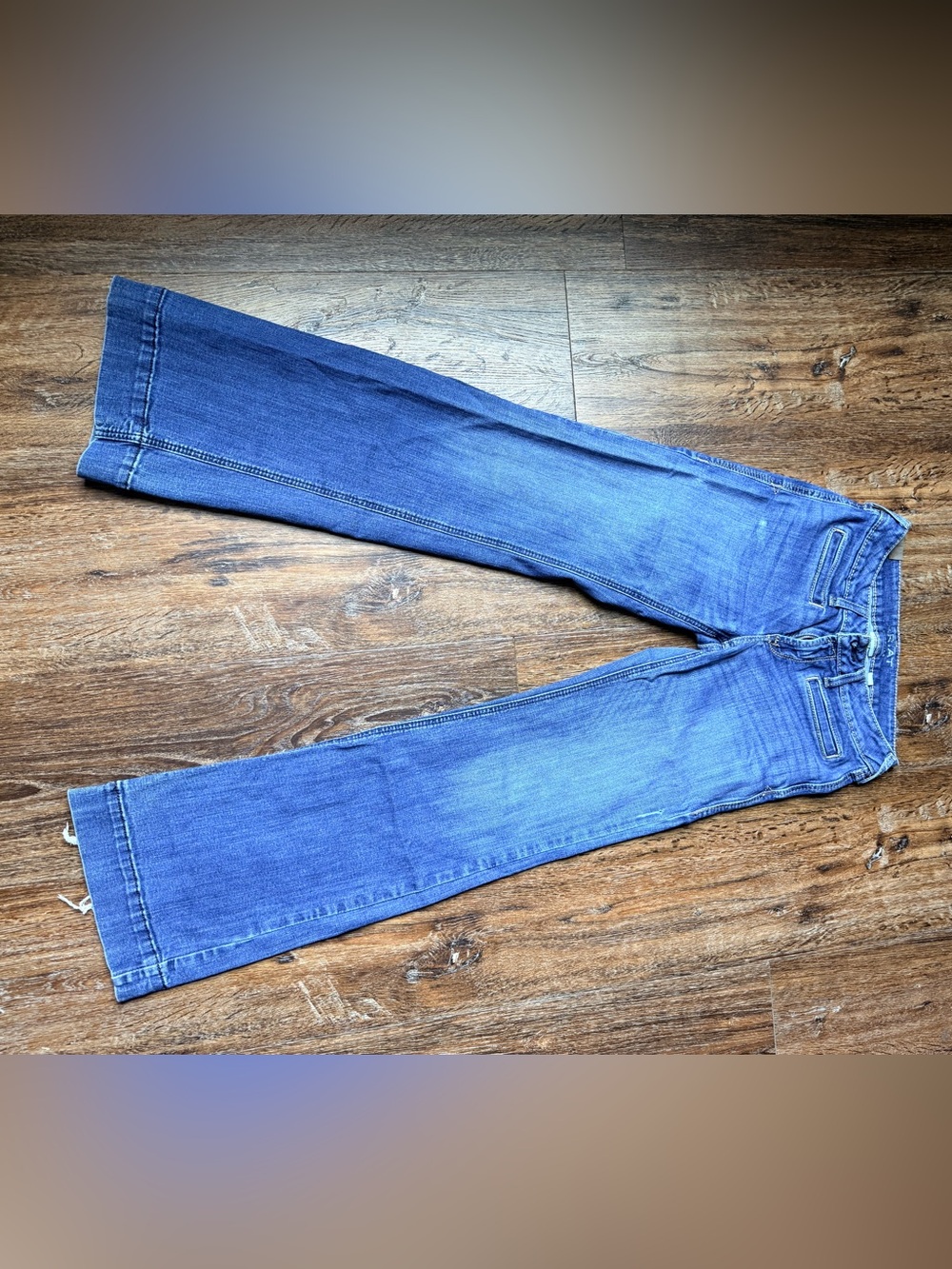 Classic Women's Blue Straight-Leg Jeans